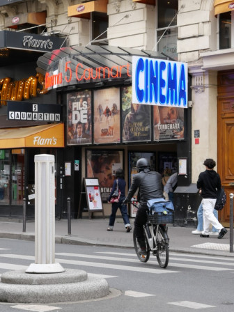 Le cinéma "Les 5 Caumartin" mais pas le jour du drame.